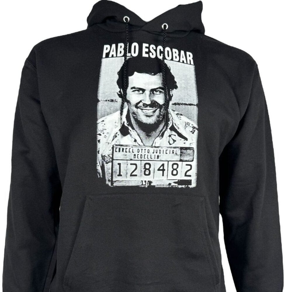 MEN Hoodie Sweatshirt- Pablo Escobar- Black